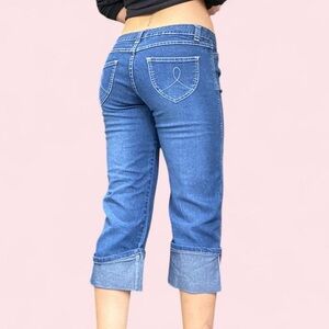 Classic Blue Cropped Jeans
